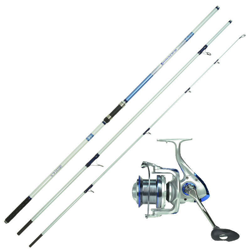 Ensemble surfcasting Sasori Expression Surf 4.50m + moulinet X3 9000 - Packs et ensembles | Pacific Pêche