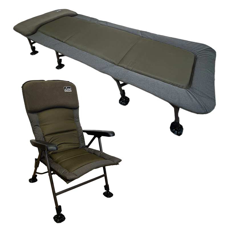 Pack Black Diamond Bedchair + Level Chair - Bivouac Confort | Pacific P&ecirc;che