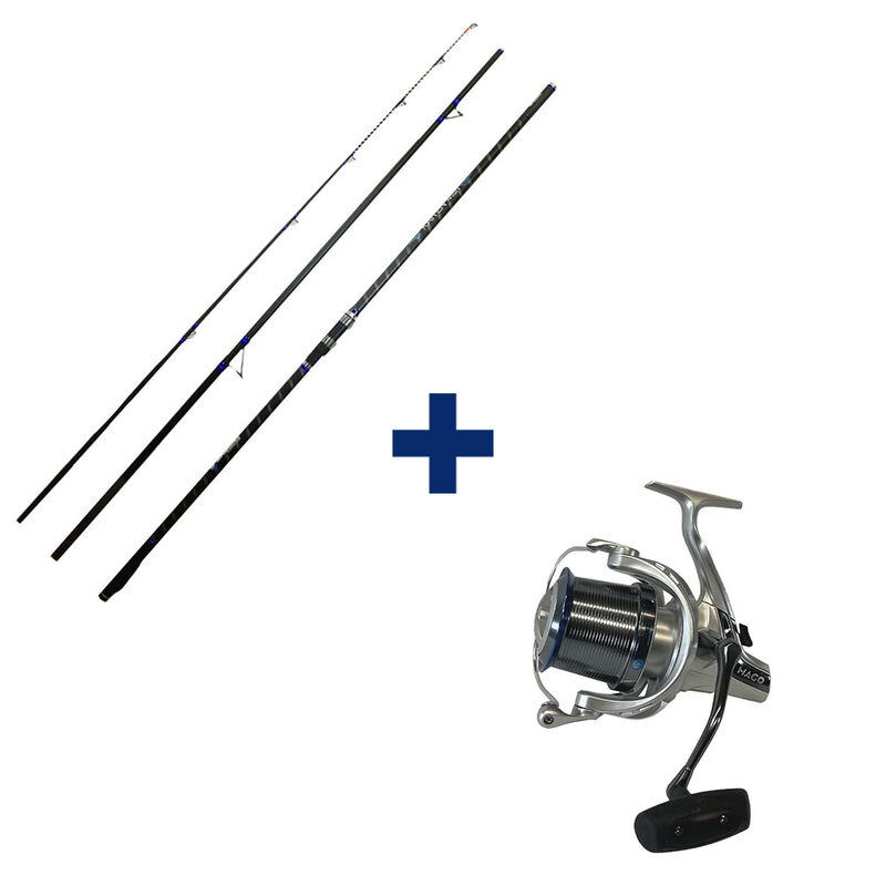 Pack Kaiten 450 Hybrid Surf 100-200g 4m50 + Mago XR 8000 - Packs et ensembles | Pacific Pêche