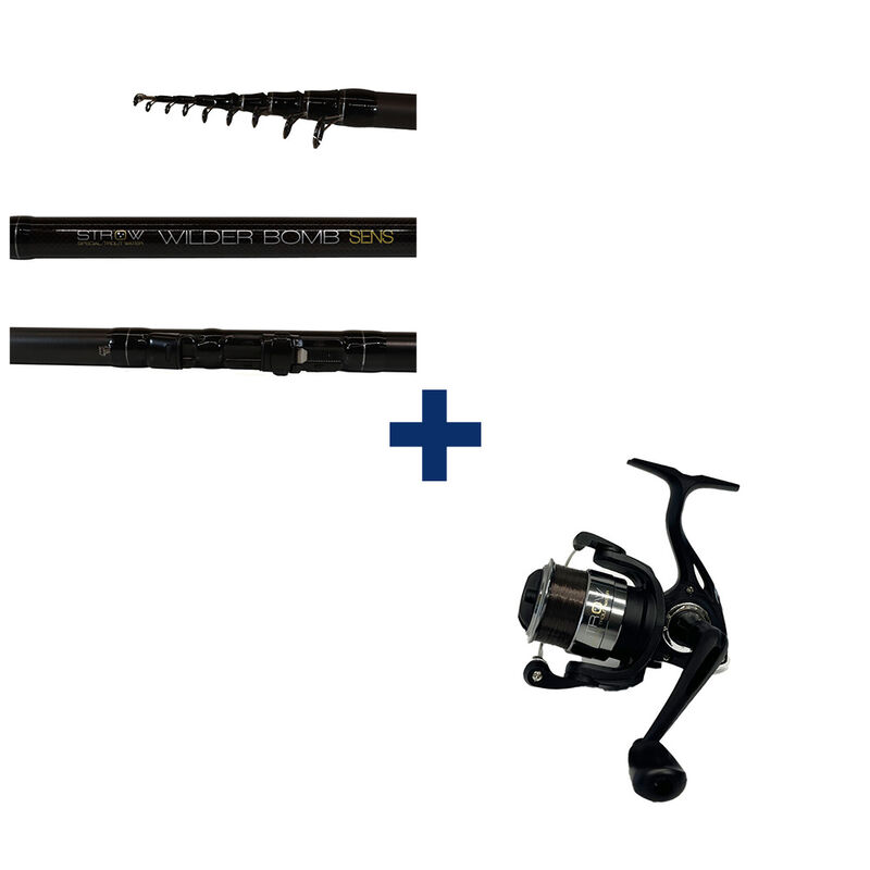 Ensemble WILDER BOMB SENS 20-60G + FIRST TROUT 2000 FD - Packs | Pacific P&ecirc;che