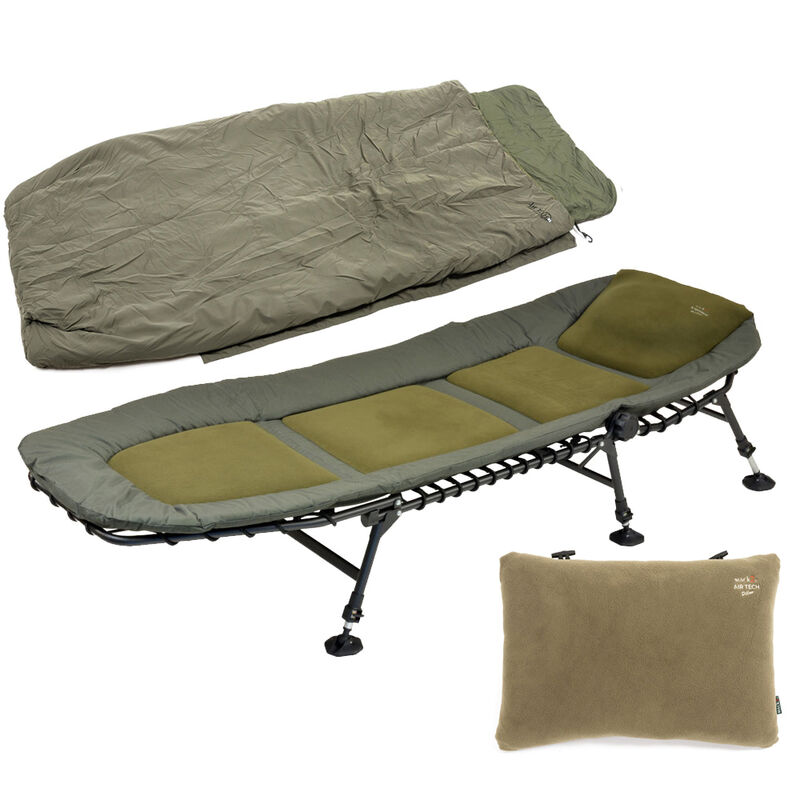 Pack Bedchair Stormer + Duvet + Pillow - Bivouac Confort | Pacific Pêche