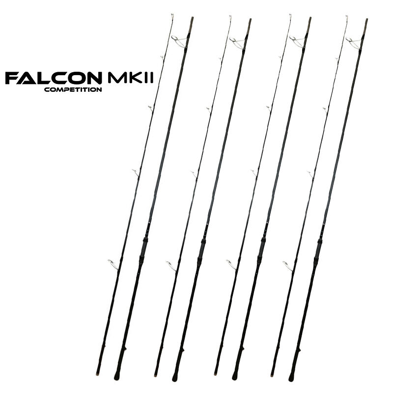 Pack de 4 cannes Mack2 Falcon compétition MK II 13' 3,5lbs - Cannes | Pacific Pêche