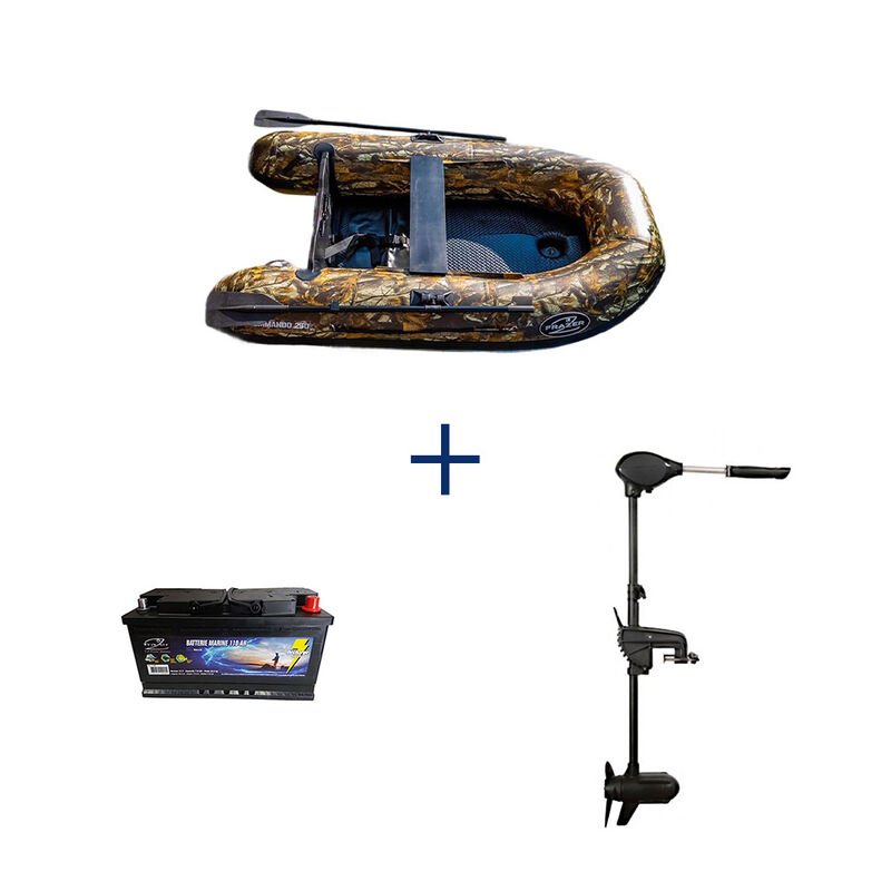 Pack Kommando 290 + Moteur et Batterie 110 Ah - Packs | Pacific Pêche