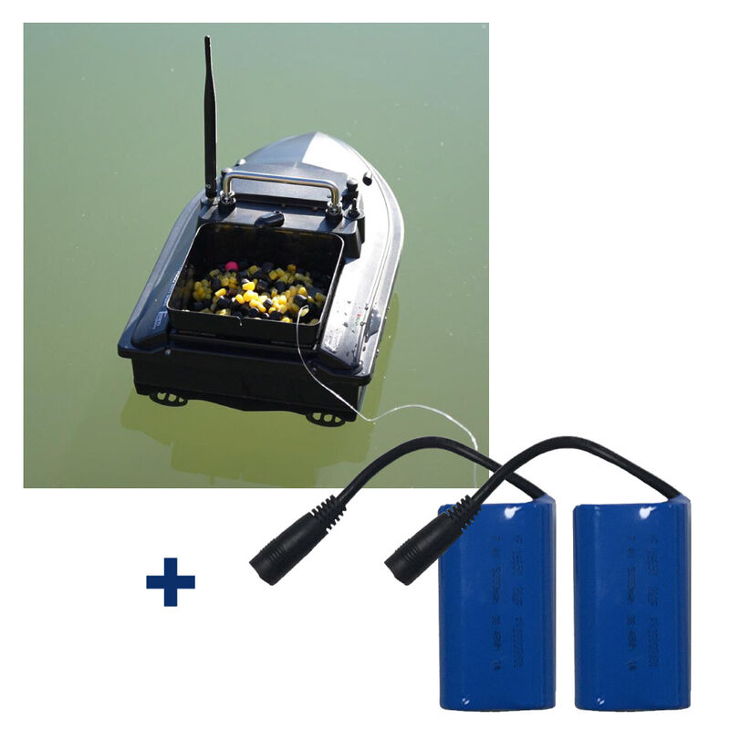 Pack Process Bait Boat + 2 Batteries Supplémentaires - Appâts / Bateaux amorceur / Spodding | Pacific Pêche