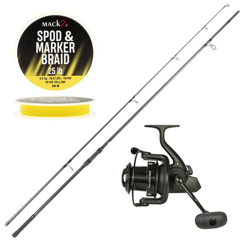 Combo Slayer Spod 12' 5lbs + Falcon 5000 + Tresse - Cannes | Pacific Pêche