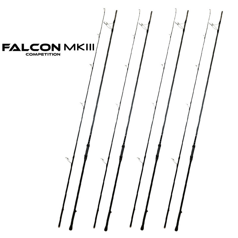 Pack de 4 cannes Mack2 Falcon compétition MK III 12' 3,75lbs - Cannes | Pacific Pêche
