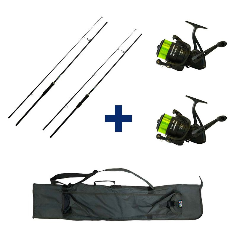 Pack Carp Kidz 2 Cannes + 2 Moulinets + Fourreau - Cannes | Pacific P&ecirc;che