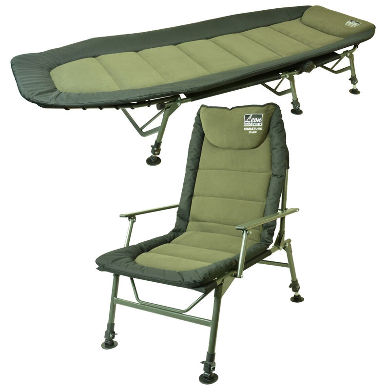 Pack confort hoogendijk levelchair + bedchair signature - Bivouac Confort | Pacific Pêche