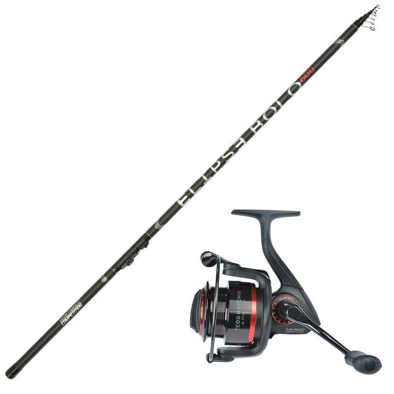 Ensemble Bolognaise Elipse Bolo 6m + moulinet Teos Match 3000 - Packs | Pacific Pêche