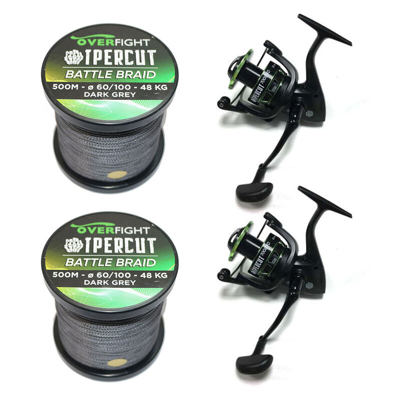 Pack 2 Ipercut 7000FD + 2 Ipercut battle braid 0.60 - Packs et ensembles | Pacific Pêche