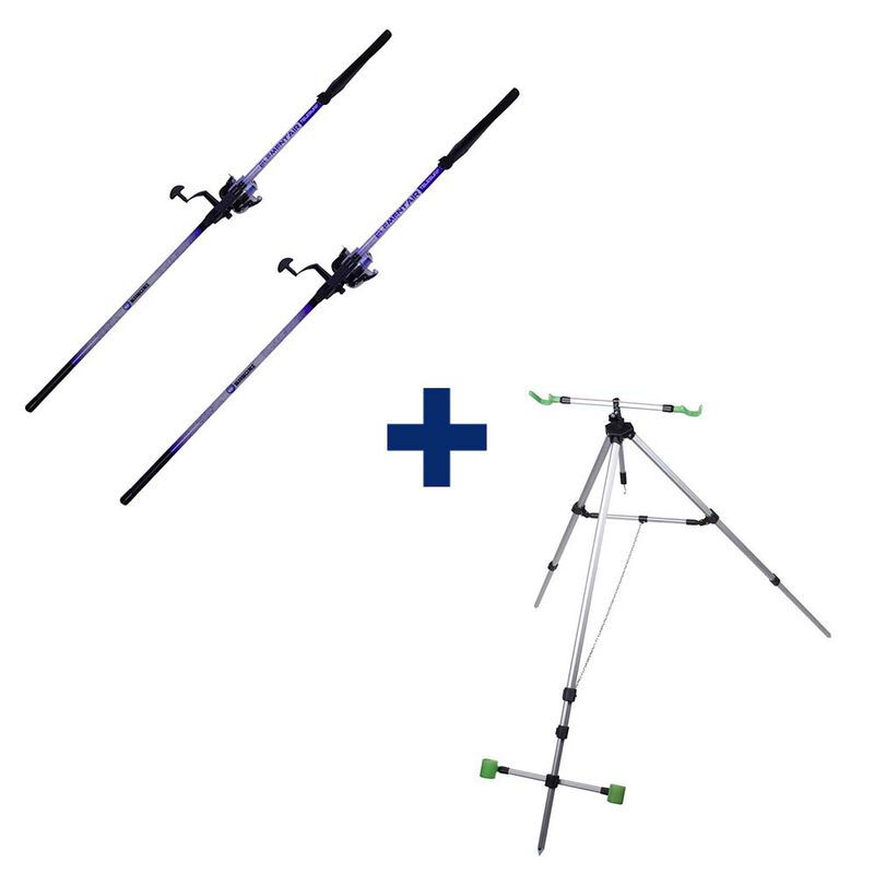 Pack 2 Combos Telesurf 3m90 + Trepied - Packs et ensembles | Pacific P&ecirc;che