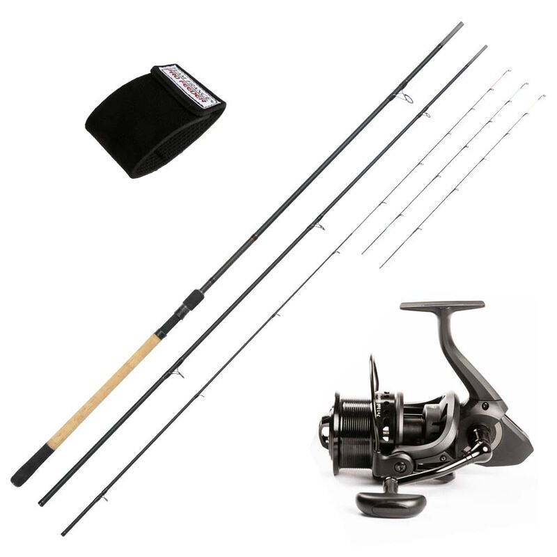 Pack Team France Teos feeder EVO 3.90 + Moulinet team Feeder 5000 - Ensembles feeder | Pacific Pêche