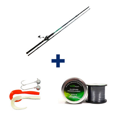 Pack Tank Heavy Spin + Monofilament + Leurre - Packs et ensembles | Pacific Pêche