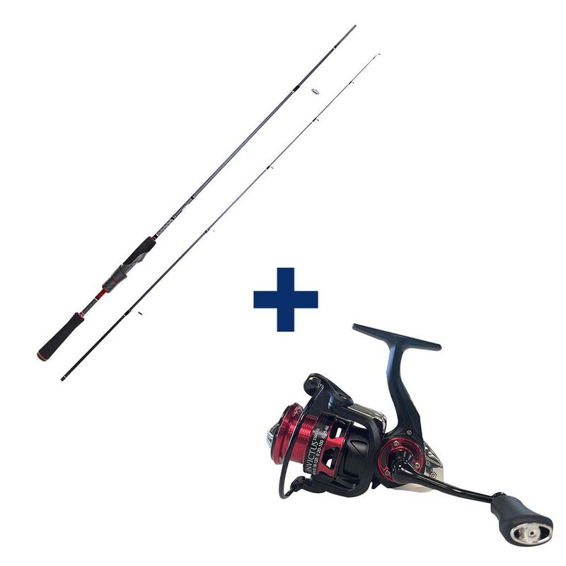 Pack Canne Evok Invictus V2 2.01m, 3-10g + Moulinet Invictus 2500Fd - Packs et ensembles | Pacific Pêche