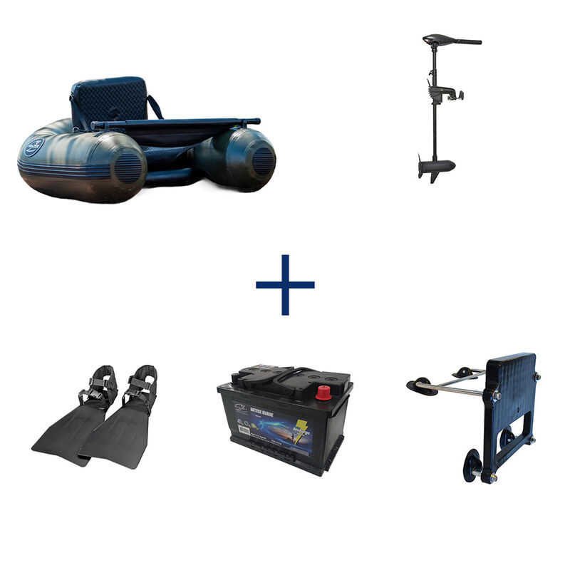 Pack Ranger 150 Evo + Support et Moteur 55 Lbs + Batterie 72 Ah - Packs | Pacific P&ecirc;che