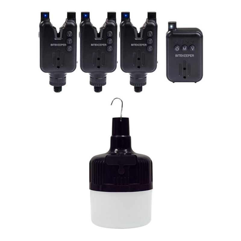 Pack Bite Keeper Black 3+1 + Firefly Biwy Light - Détections | Pacific Pêche