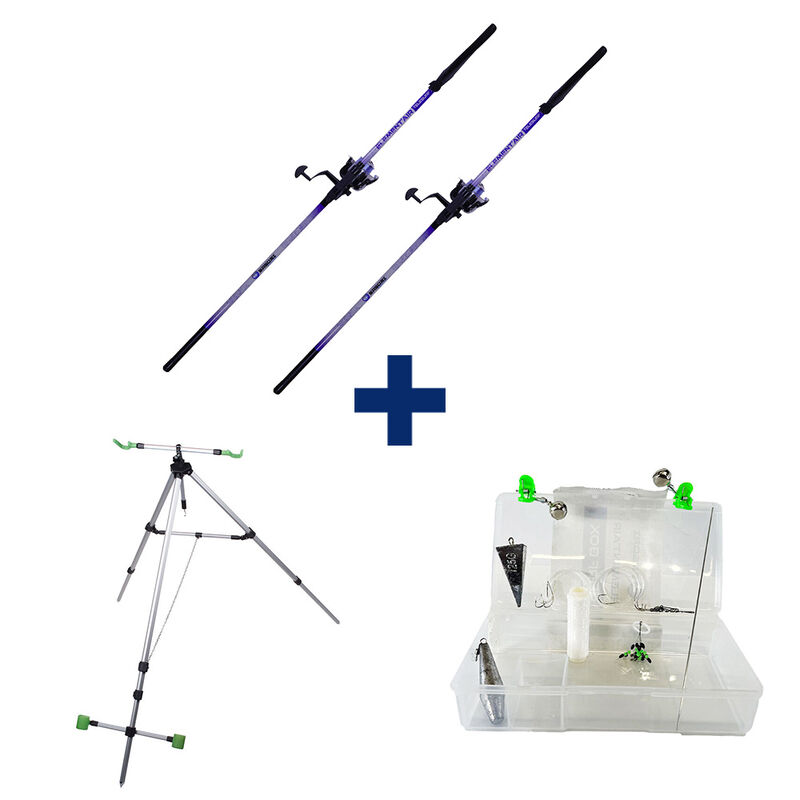 Pack Elementair Telesurf 390 M + Surf Box + Trepied Surf + Fourreau Surf - Packs et ensembles | Pacific P&ecirc;che