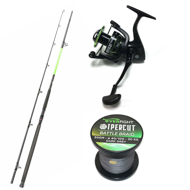 Pack Ipercut battle 3m + Ipercut 7000FD + Ipercut Braid 0.40 - Packs et ensembles | Pacific P&ecirc;che