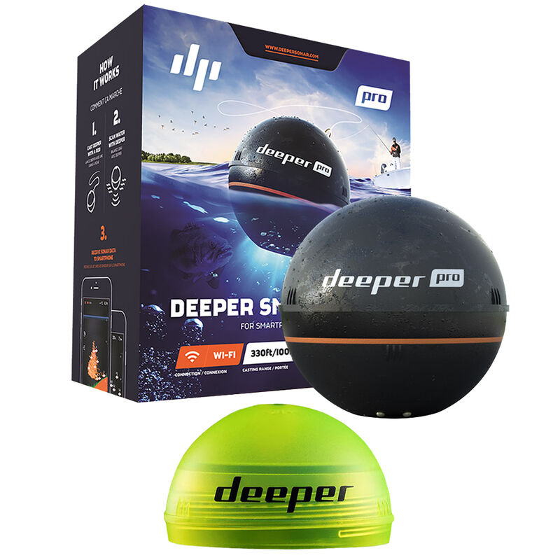 Pack deeper pro + couvercle jaune - Sondeurs | Pacific P&ecirc;che