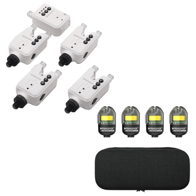 Pack Bite Keeper White 4+1 +Silver Bullet Bobbin - Détections | Pacific Pêche