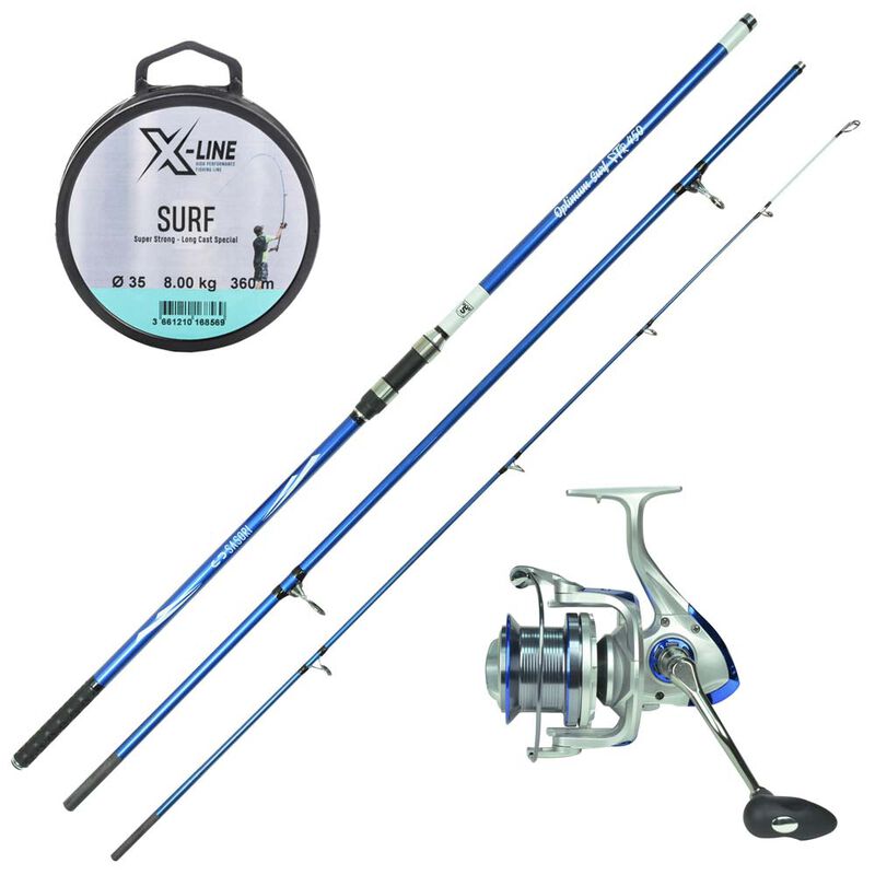 Pack surfcasting Sasori canne + moulinet + nylon - Packs et ensembles | Pacific P&ecirc;che