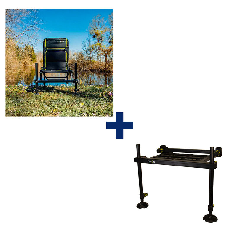 Pack Neziz Feeder Chair + Footplate - Pack feeder | Pacific P&ecirc;che