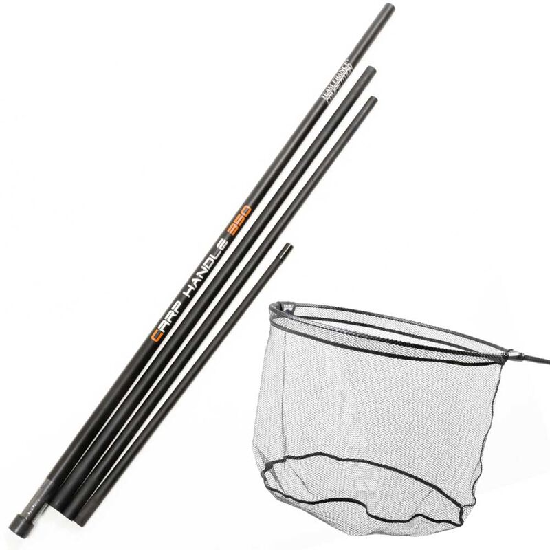 Ensemble tête d'épuisette pliante + manche 3.50m carp handle - Packs | Pacific Pêche