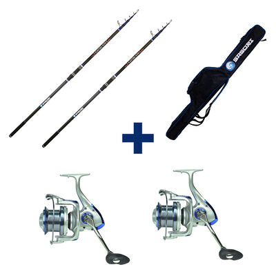 Pack Kaiten 420 Hybrid Surf + mago XR 8000 - Packs et ensembles | Pacific Pêche