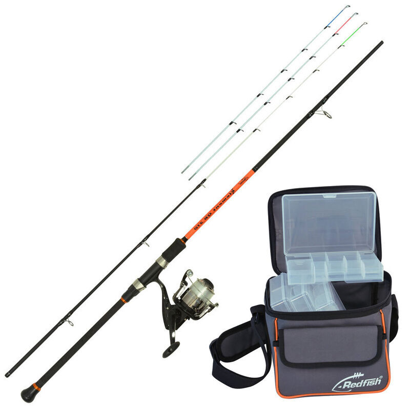 Pack bateau canne + moulinet + fil + sac redfish - Découverte Pêche du Carnassier | Pacific Pêche