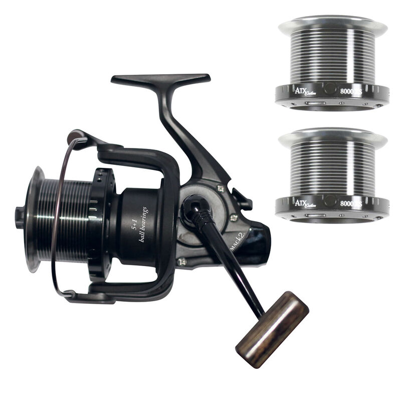 Pack Mack2 Moulinet ATX Custom 8000 XS + 2 Bobines - Moulinets | Pacific Pêche