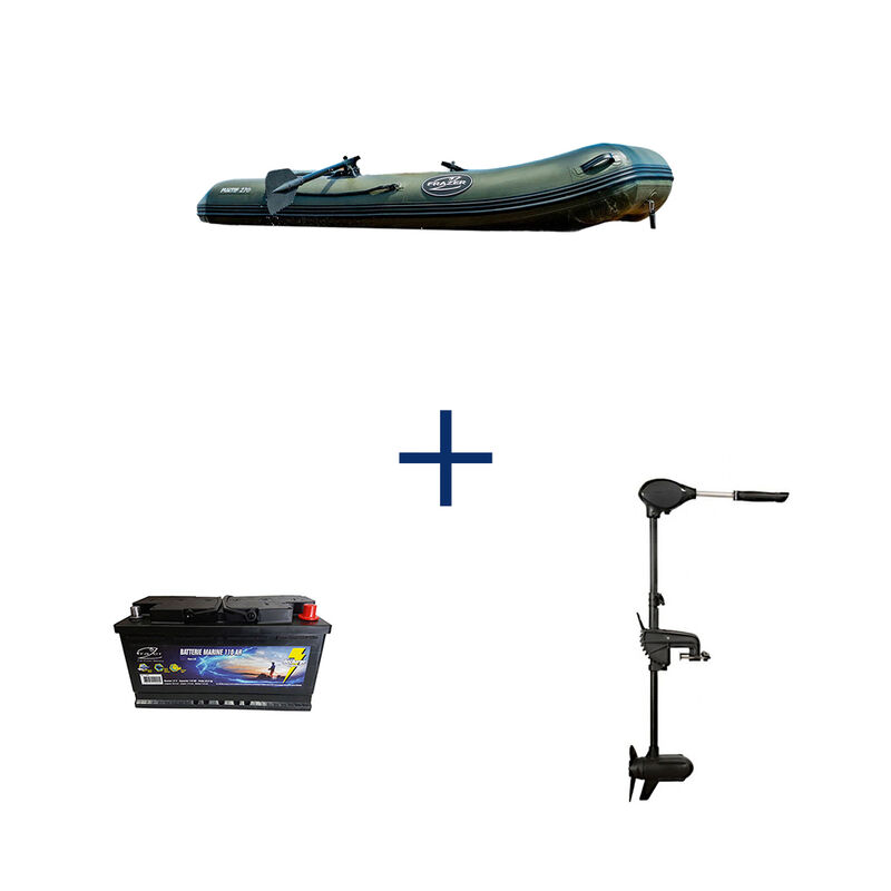 Pack Furtif 270 + Moteur 65 Lbs et Batterie 110 Ah - Packs | Pacific P&ecirc;che