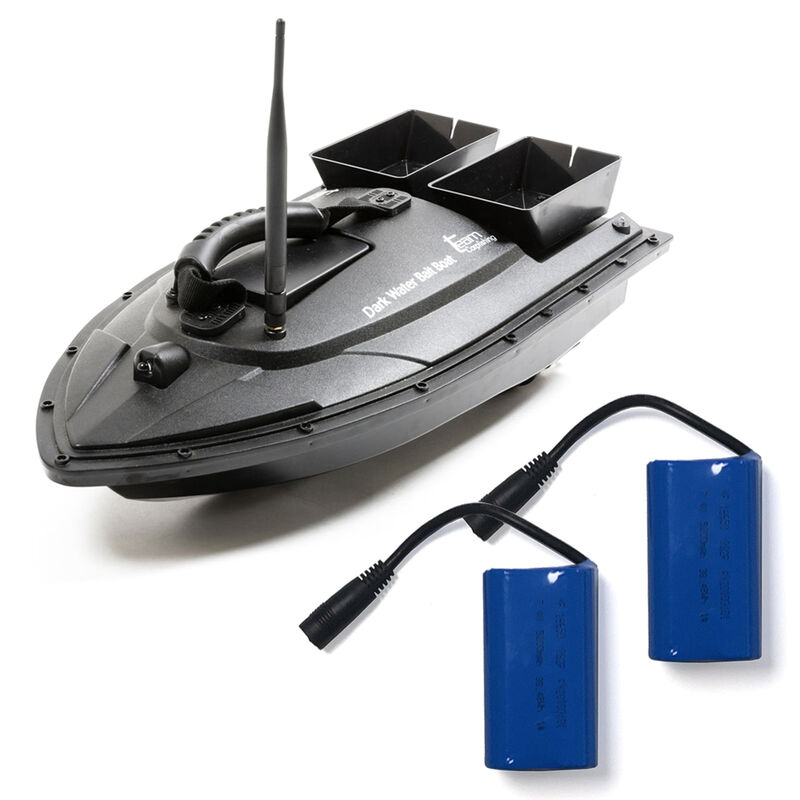 Pack Dark Water Bait Boat + 2 Batteries suppl&eacute;mentaires - App&acirc;ts / Bateaux amorceur / Spodding | Pacific P&ecirc;che