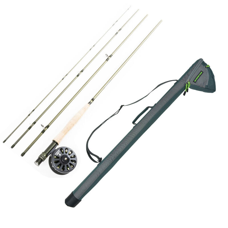 Pack Kit Mouche Silverstone Liberty Fly Fishing Kit 9" Soie de 4/5 + Tube  de transport 105cm - Packs | Pacific P&ecirc;che