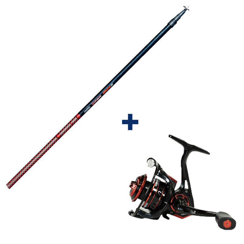 Ensemble Garbolino Canne Téléréglable 3m80 + Moulinet 800 - Packs | Pacific Pêche