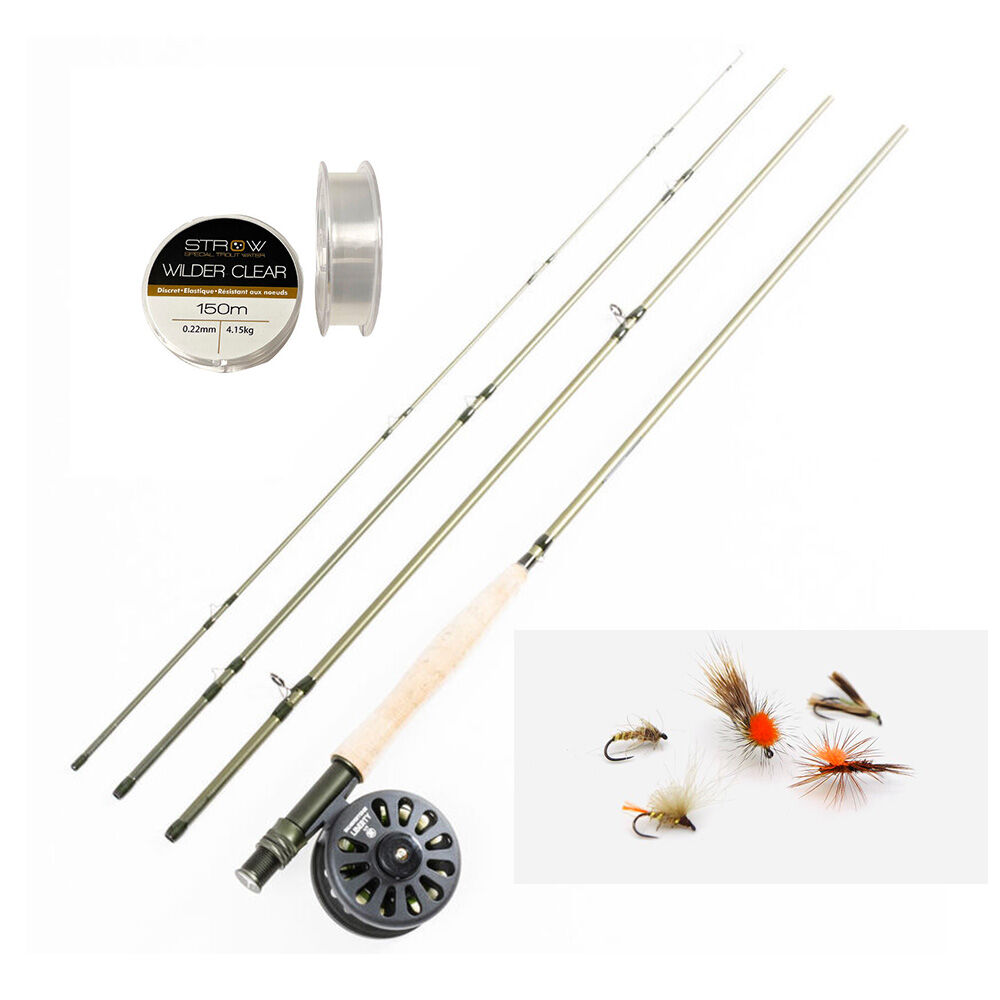 Pack mouche Silverstone Liberty Kit 9' soie 7-8 (4 brins) | Pacific Pêche