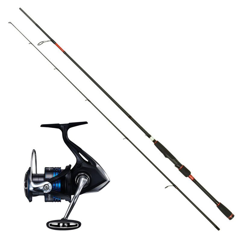 Canne Spinning Evok 2.10m, 7-28g + Moulinet Shimano Nexave 2500 - Packs | Pacific Pêche