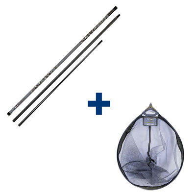 Ensemble Teos Epuisette Majesty Specimen 400 + Tele Carp Safe 500 - Ensembles | Pacific P&ecirc;che