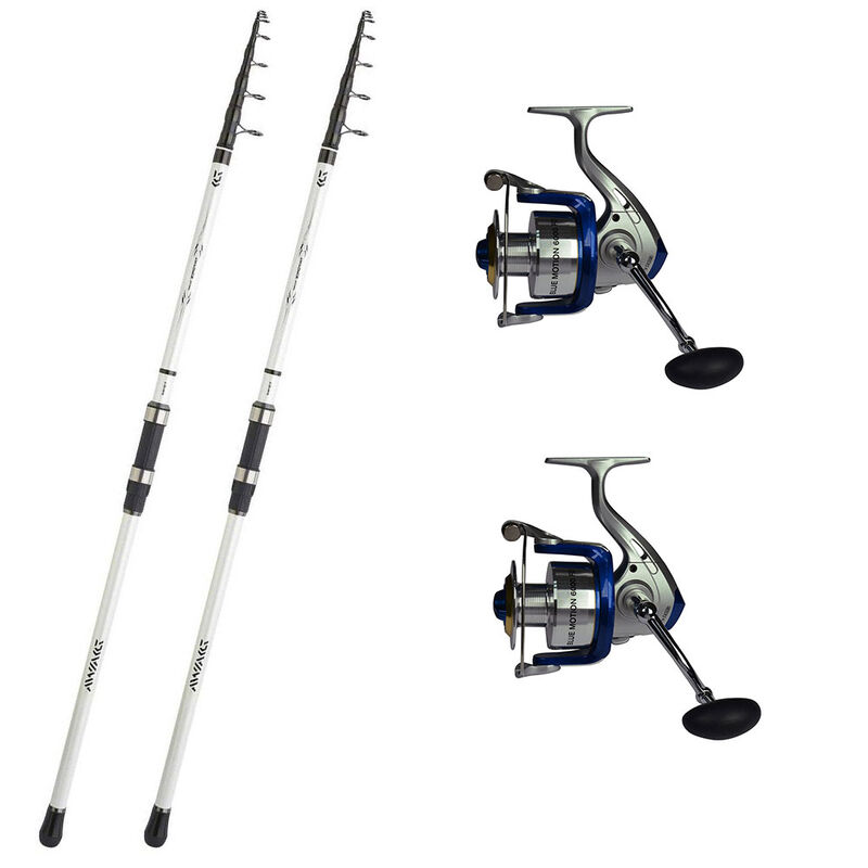 Pack Canne Triforce Buscle 3m 20-80g + Moulinet blue motion 6000 FD - Packs et ensembles | Pacific P&ecirc;che