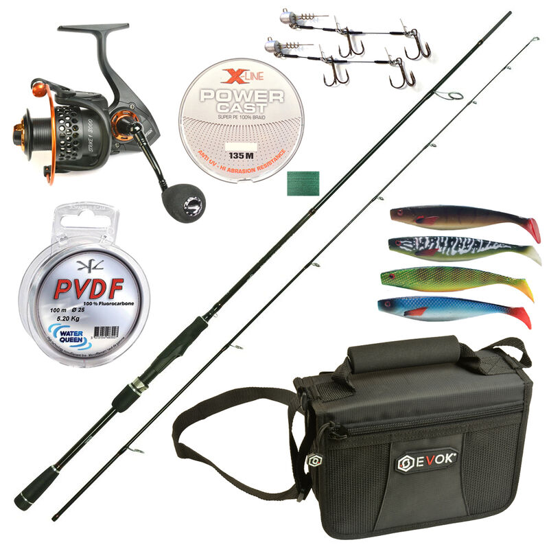 Pack complet Carnassier p&ecirc;che au leurre spinning 20-60g - Packs Spinning | Pacific P&ecirc;che