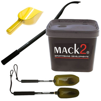 Pack Mack2 Amorçage Messenger Seau + Lance Bouillette + Pelles - Appâts / Bateaux amorceur / Spodding | Pacific Pêche