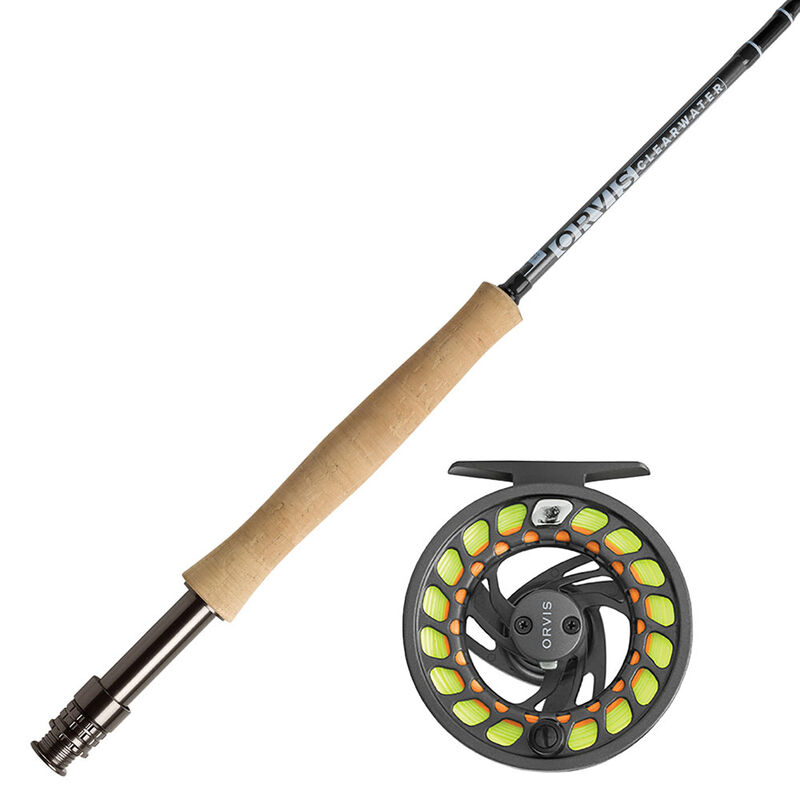 Ensemble orvis canne clearwater 10' soie 4 + moulinet clearwater gray 2 - Packs | Pacific Pêche