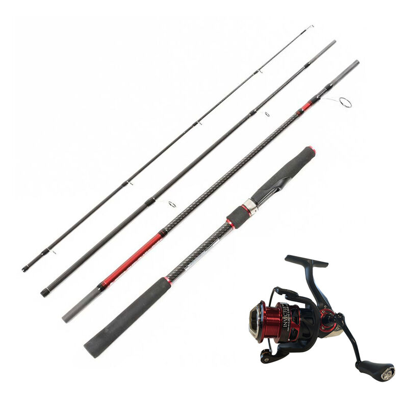 Ensemble Spinning Evok Invictus Travel 2.22m, 42-120g + Moulinet Invictus 4000FD - Packs et ensembles | Pacific P&ecirc;che