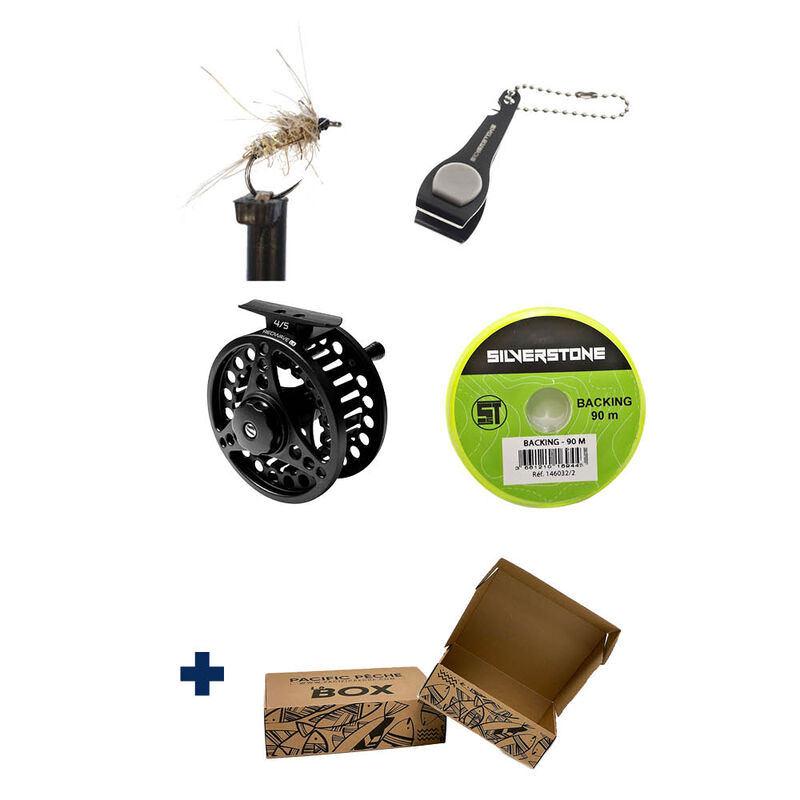 Pack Moulinet Mouche Redwave 45LA Silver Stone + Accessoires & &Eacute;quipements - Packs | Pacific P&ecirc;che