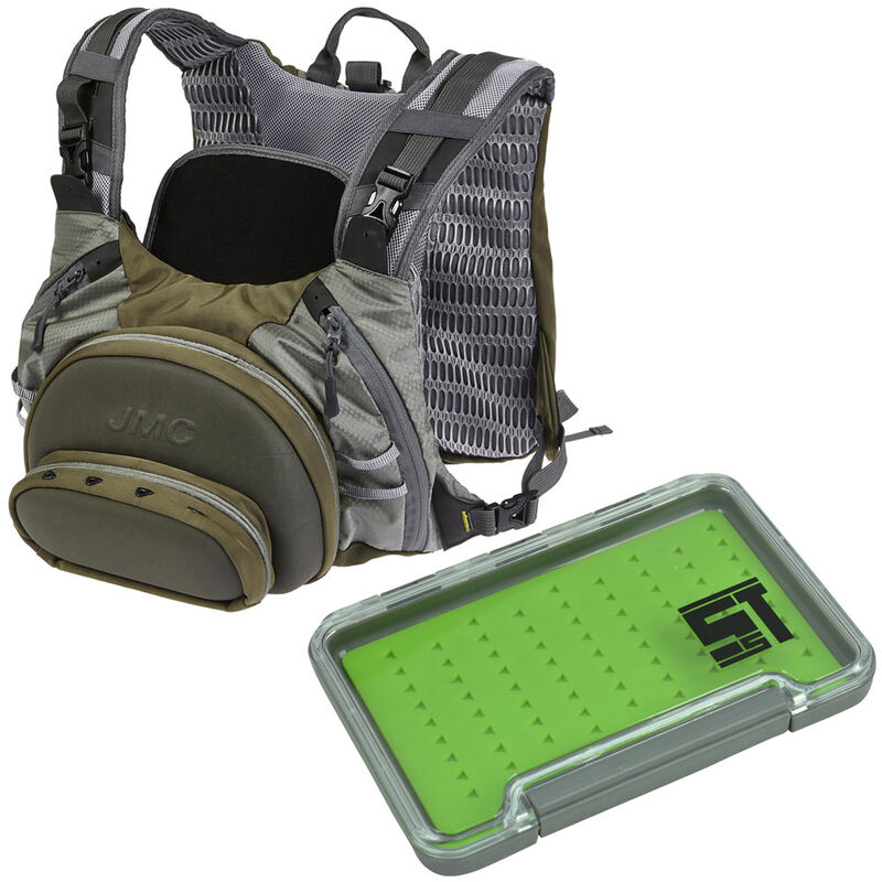 Pack chest pack jmc comp&eacute;tition + boite &agrave; mouche - Packs | Pacific P&ecirc;che