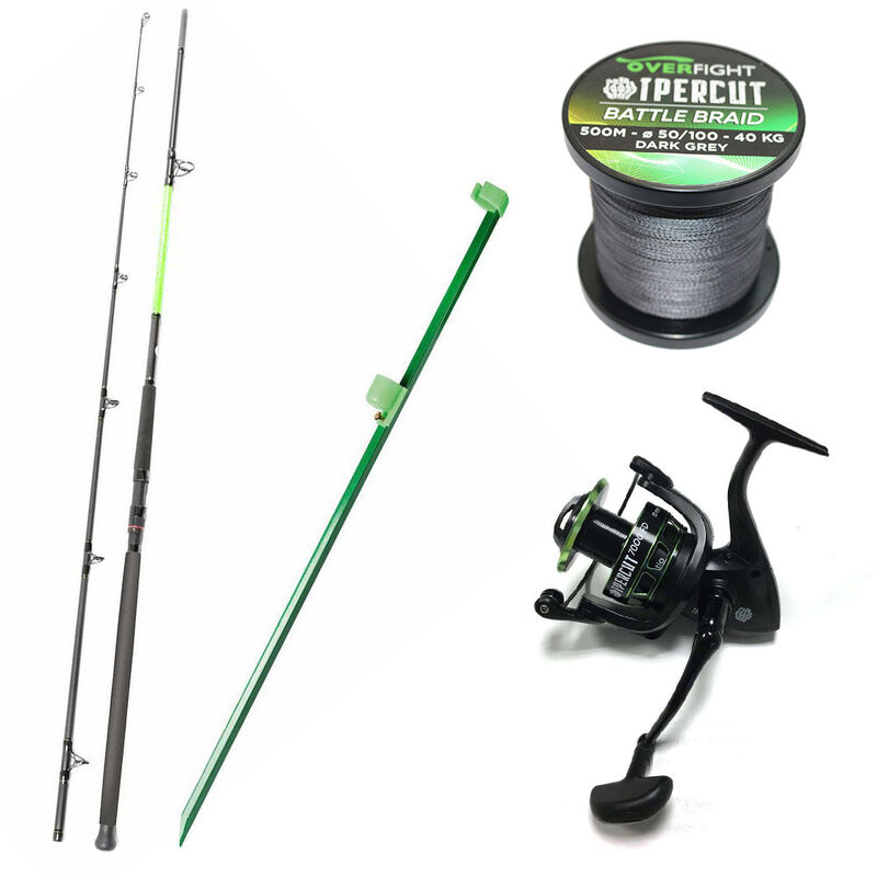 Pack ipercut battle + ipercut 7000 FD + ipercut battle braid + adjustable sand spike - Packs et ensembles | Pacific P&ecirc;che