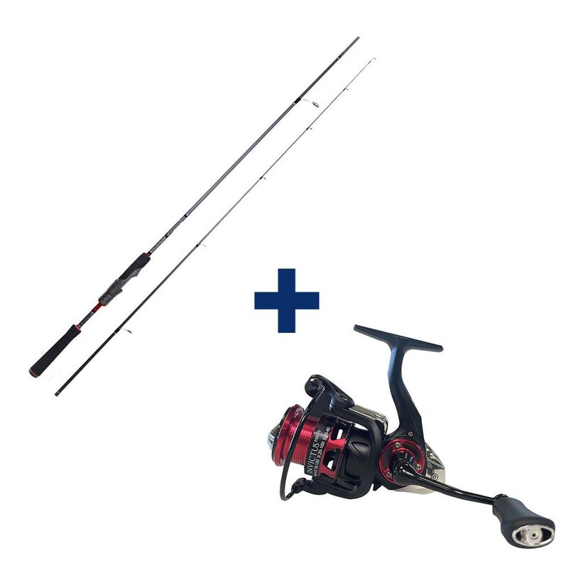 Pack Canne Evok Invictus V2 2.01m, 5-14g + Moulinet Invictus 2500Fd - Packs et ensembles | Pacific Pêche