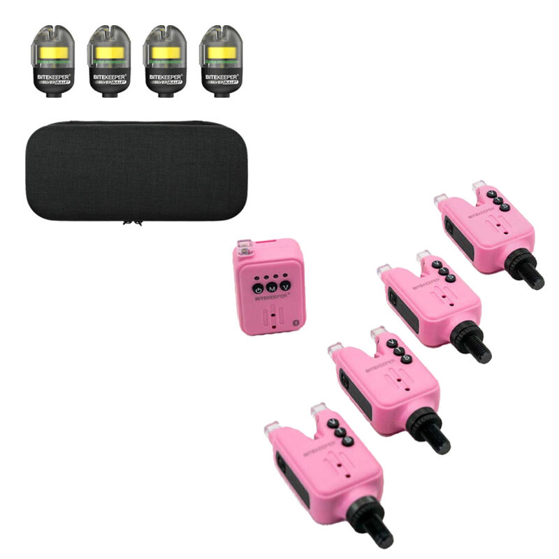 Pack Bite Keeper Pink 4+1 + 4 Silver Bullet Bobbin - Détections | Pacific Pêche