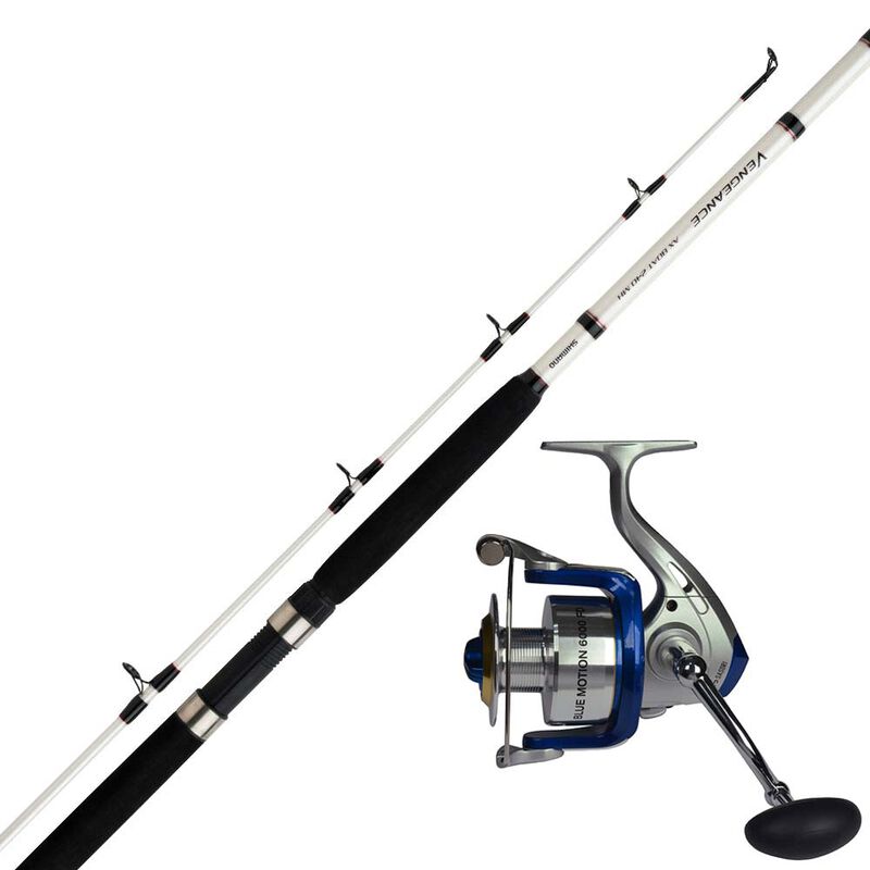 Ensemble bateau Shimano Vengeance AX BOAT 240h + moulinet Blue Motion - Packs et ensembles | Pacific Pêche