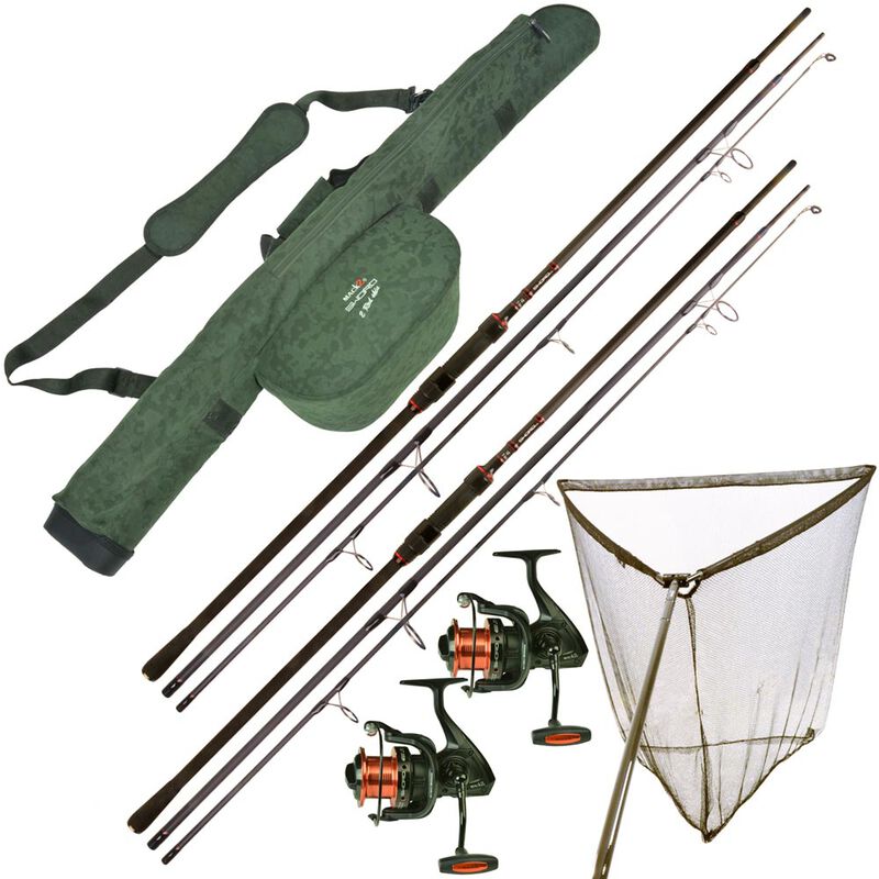 Pack mack2 sword 3 brins 10' 3lbs + moulinets + &eacute;puisette + fourreau - Cannes | Pacific P&ecirc;che