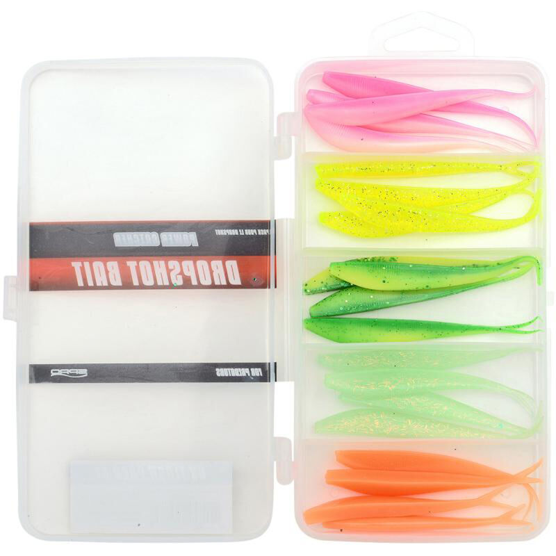 Kit Leurres Souples Finess Power Catcher Drop Shot Bait 87 (x20) - Finesses | Pacific Pêche